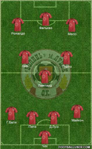 SC Volyn Lutsk Formation 2012