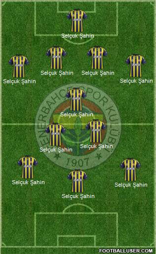 Fenerbahçe SK Formation 2012