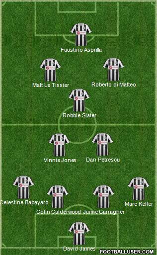Newcastle United Formation 2012