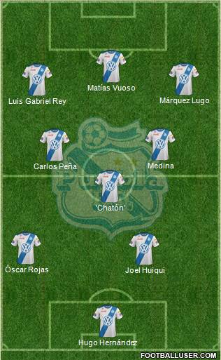 Club Puebla de la Franja Formation 2012
