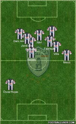 Club Deportivo Pachuca Formation 2012