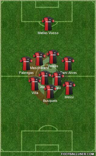 Club Deportivo Atlas Formation 2012
