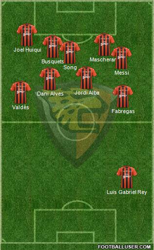 Club Jaguares de Chiapas Formation 2012