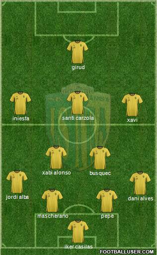 NK Istra 1961 Formation 2012
