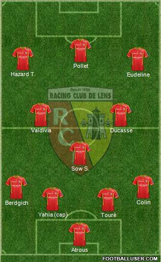 Racing Club de Lens Formation 2012