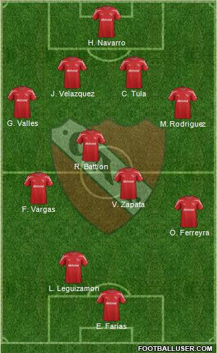 Independiente Formation 2012