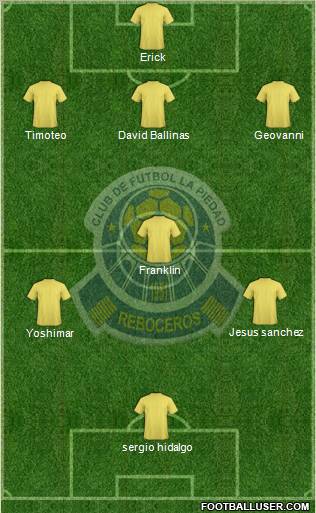 Club de Fútbol La Piedad Formation 2012