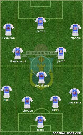 Benidorm C.D. Formation 2012