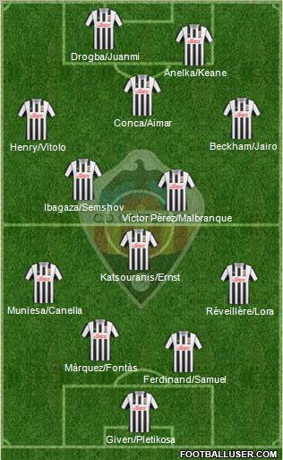 C.D. Castellón S.A.D. football formation