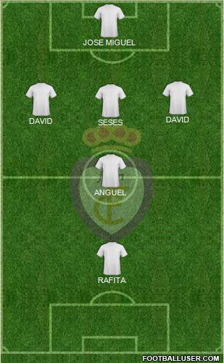 Real Jaén C.F. Formation 2012