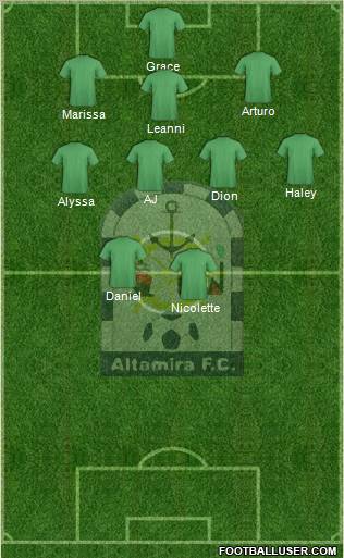 Club Altamira F.C. Formation 2012