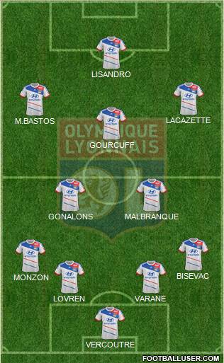 Olympique Lyonnais Formation 2012