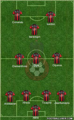 OGC Nice Côte d'Azur Formation 2012
