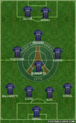 Paris Saint-Germain Formation 2012