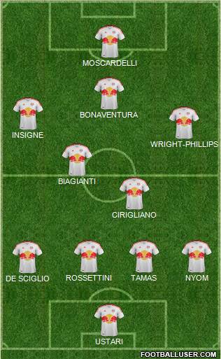 New York Red Bulls Formation 2012