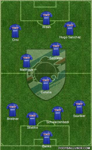 Sampdoria Formation 2012