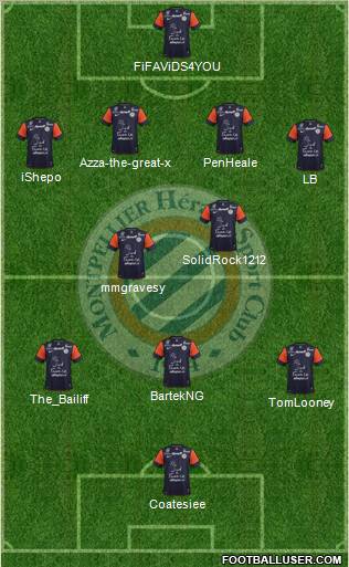 Montpellier Hérault Sport Club Formation 2012