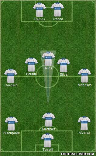 CD Universidad Católica Formation 2012