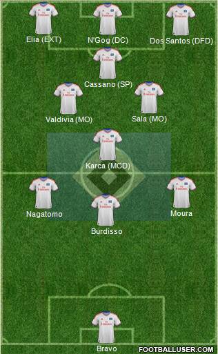 Hamburger SV Formation 2012