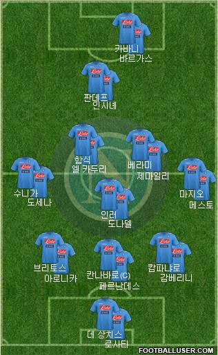 Napoli Formation 2012