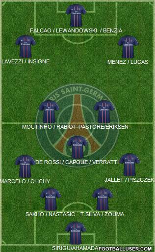 Paris Saint-Germain Formation 2012
