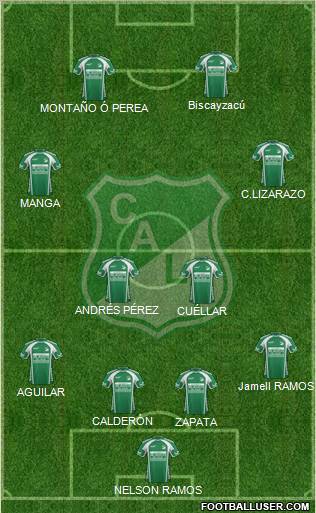 AC Deportivo Cali football formation