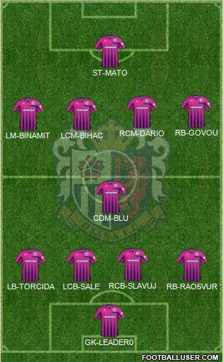 Cerezo Osaka Formation 2012