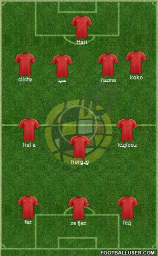 Spain Formation 2012
