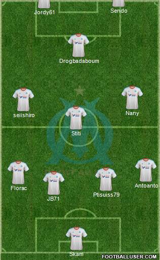 Olympique de Marseille Formation 2012