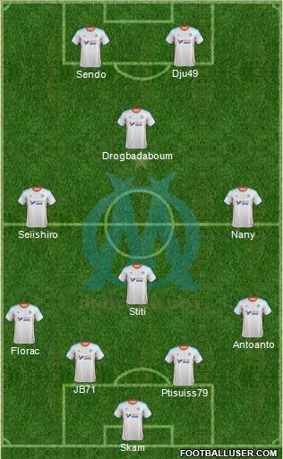 Olympique de Marseille Formation 2012
