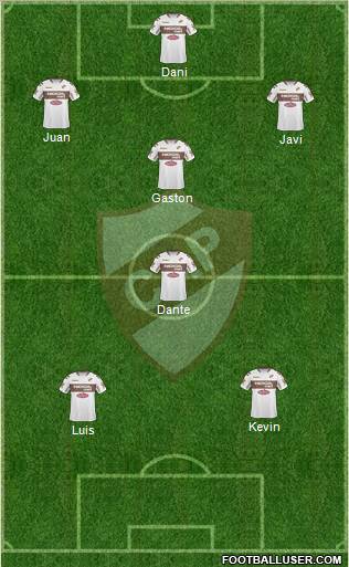 Platense football formation