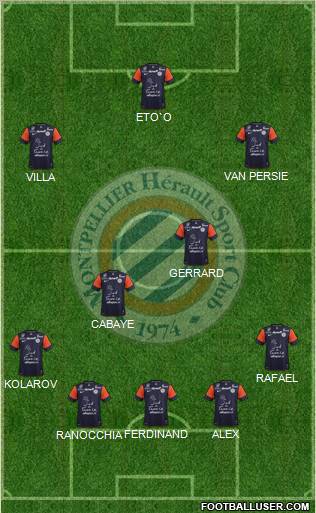 Montpellier Hérault Sport Club Formation 2012