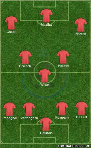 KSV Roeselare Formation 2012