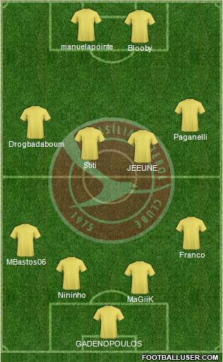 Brasília FC Formation 2012