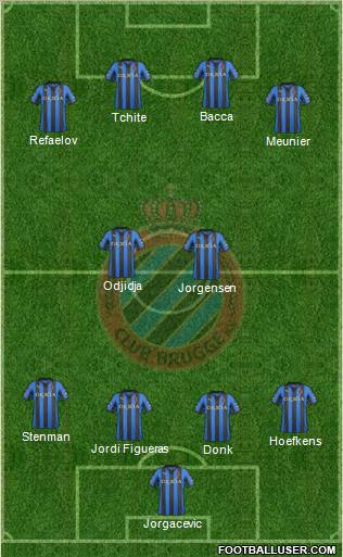 Club Brugge KV Formation 2012