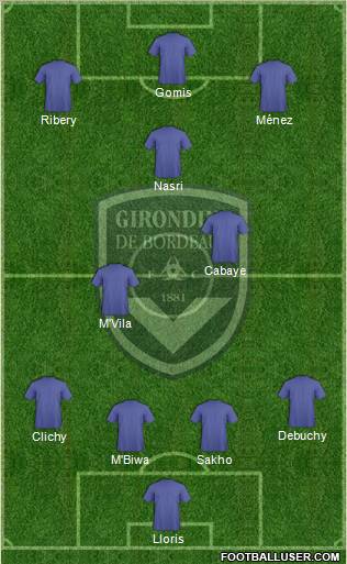 FC Girondins de Bordeaux Formation 2012