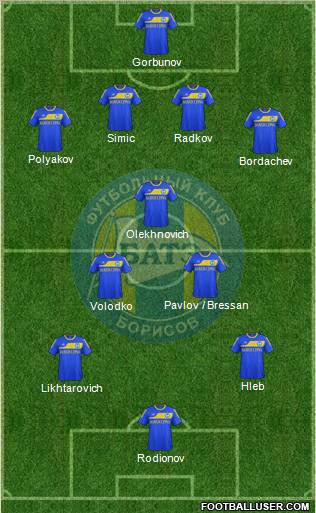 BATE Borisov Formation 2012