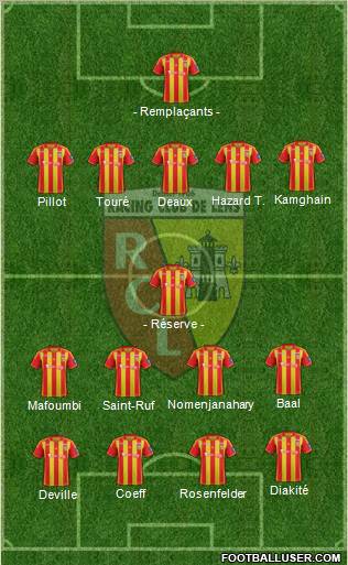 Racing Club de Lens Formation 2012