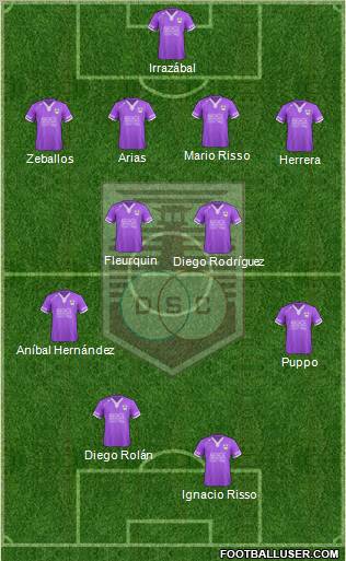 Defensor Sporting Club Formation 2012