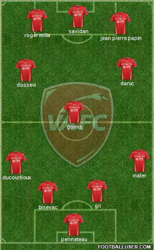 Valenciennes Football Club Formation 2012