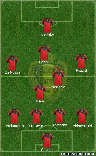 Belgium Formation 2012