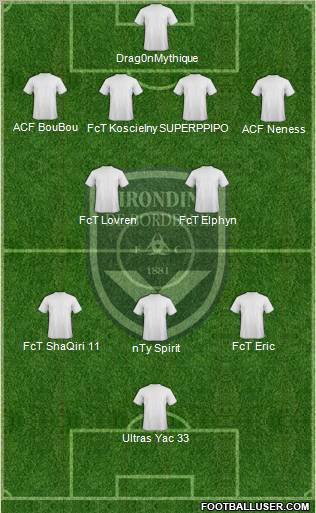 FC Girondins de Bordeaux Formation 2012