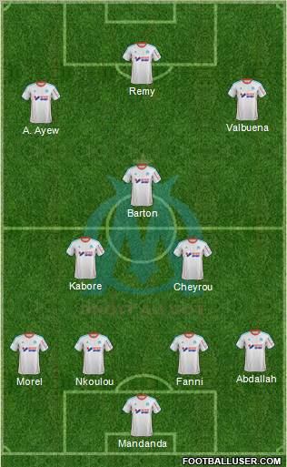 Olympique de Marseille Formation 2012