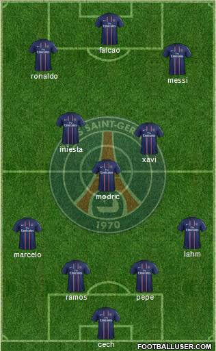 Paris Saint-Germain Formation 2012