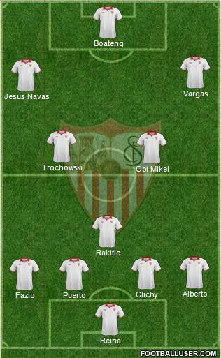 Sevilla F.C., S.A.D. Formation 2012