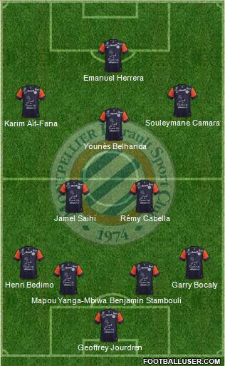 Montpellier Hérault Sport Club Formation 2012