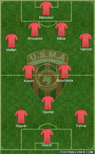 Union Sportive de la Médina d'Alger Formation 2012