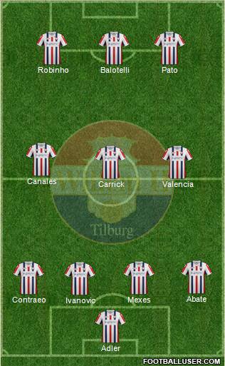 Willem II football formation