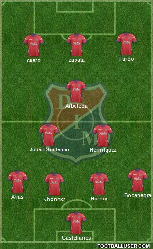 CD Independiente Medellín Formation 2012
