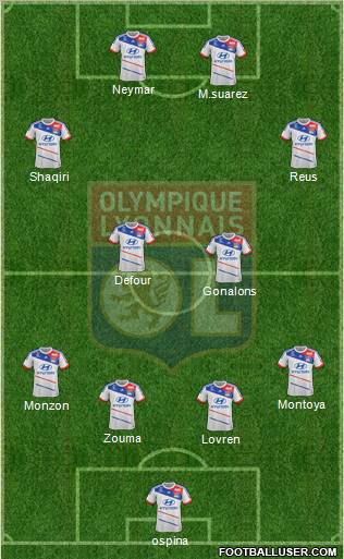Olympique Lyonnais Formation 2012